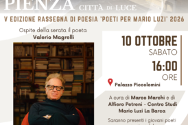 A Pienza la V edizione di “Poeti per Mario Luzi”: ospite speciale Valerio Magrelli