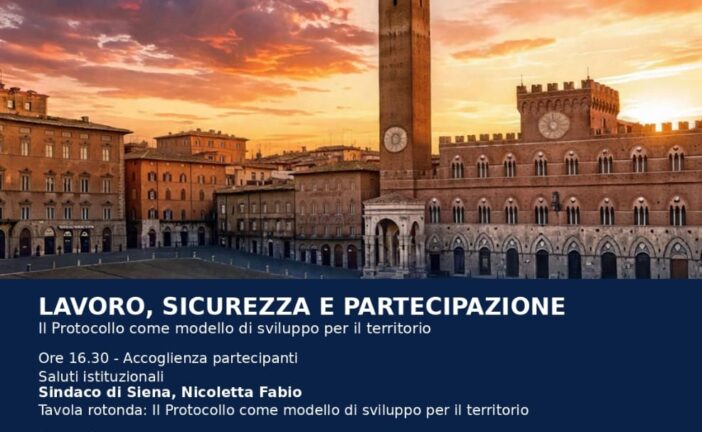 2 ottobre: iniziativa CGIL CISL UIL su “Lavoro, sicurezza e partecipazione”