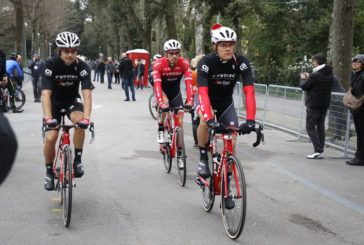 Immagini al via della “Strade bianche”