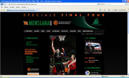 Mens Sana Basket: da lunedì on line il nuovo sito