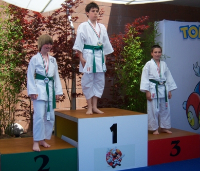 Shinan Karate: al Trofeo Topolino in 5 sul podio