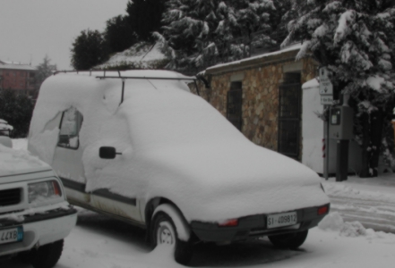 Montalcino… e la neve!