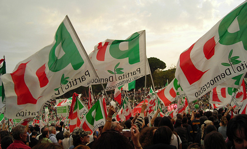 No pedaggio day: il Pd regionale si mobilita e protesta davanti alla Fortezza da Basso a Firenze