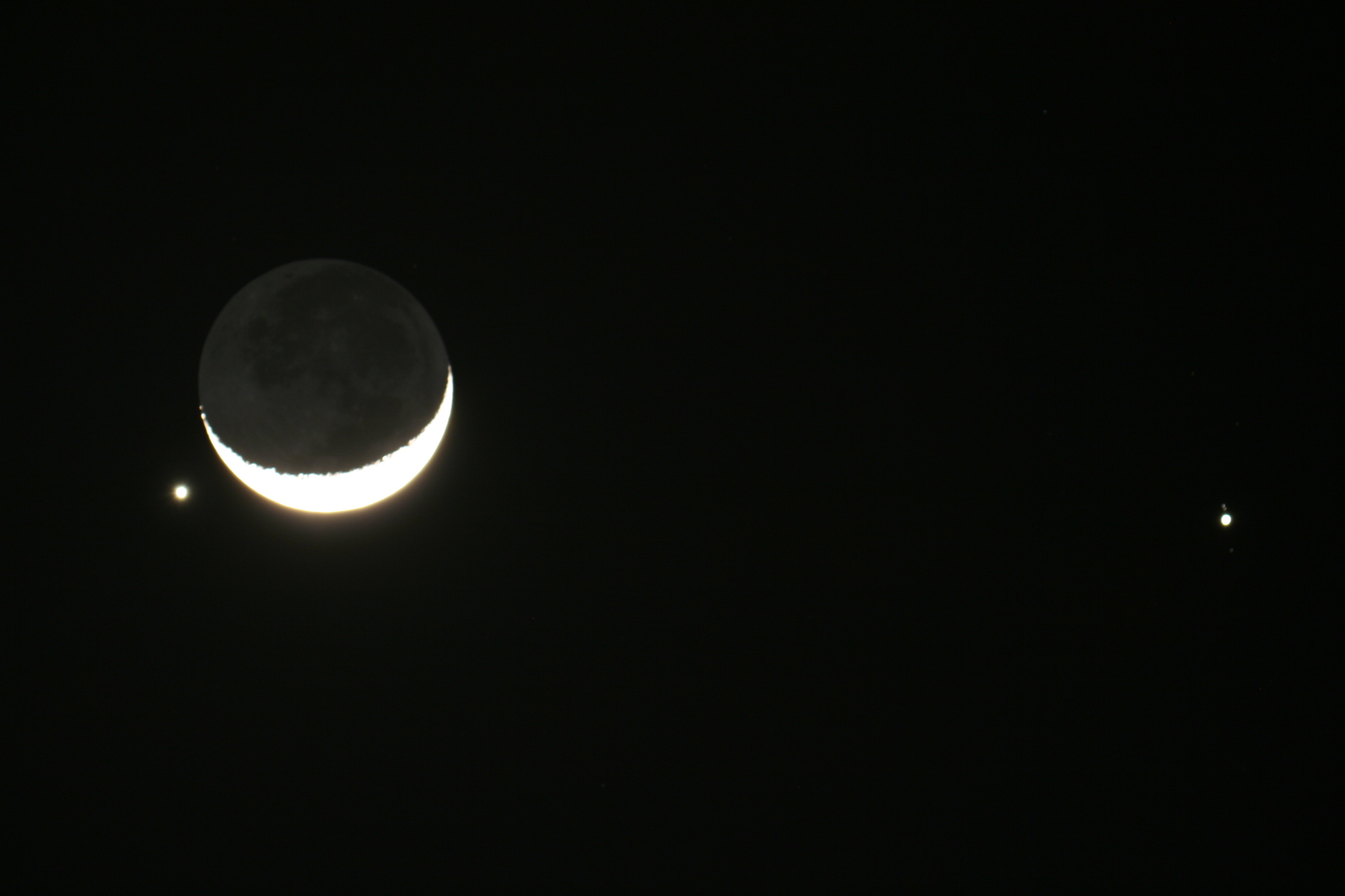 Luna, Giove e Orione.. visti da Casole d’Elsa