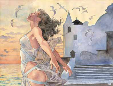 Studenti a lezione di fumetto. Professore: Milo Manara