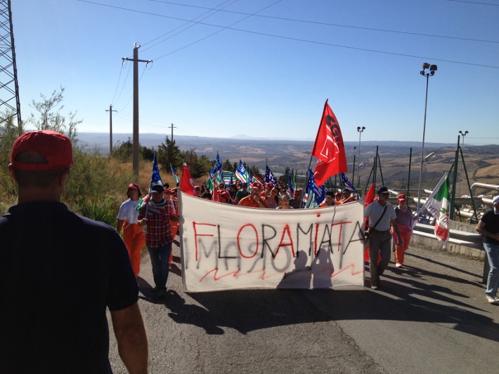 Floramiata: sciopero e presidio dei lavoratori