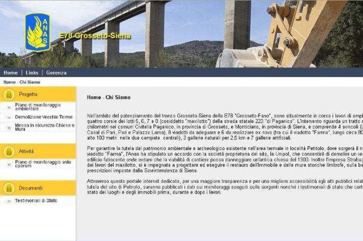 Ambientalisti insoddisfatti del sito Anas