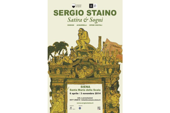 "Antologica" di Staino al Santa Maria della Scala