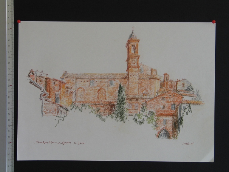 In mostra una "Montepulciano disegnata da Roberto Minetti"