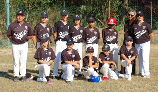 Baseball; i Ragazzi del Siena vittoriosi in Coppa