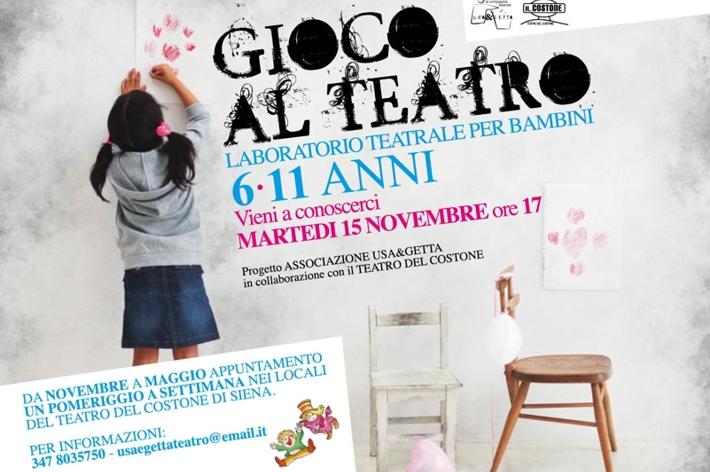 Al Costone scuola di teatro per i bambini a 6 a 11 anni