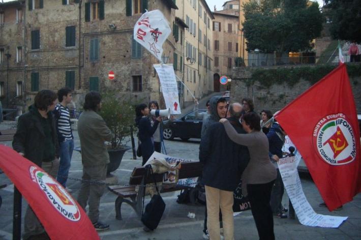 PRC Siena dice no al governo Monti e ai suoi alleati