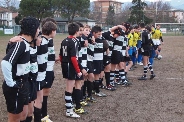 Rugby: debutto vittorioso per la seconda U14 bianconera