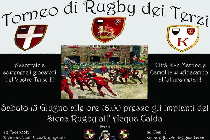 E’ il giorno del torneo di rugby dei Terzi