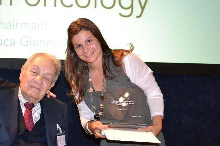 Premio "Bonadonna" alla biotecnologa Covre