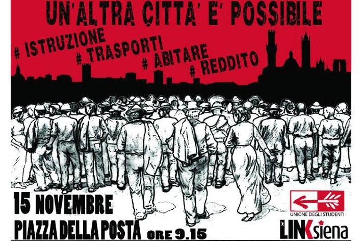Link e UdS: "Un’altra città è possibile"