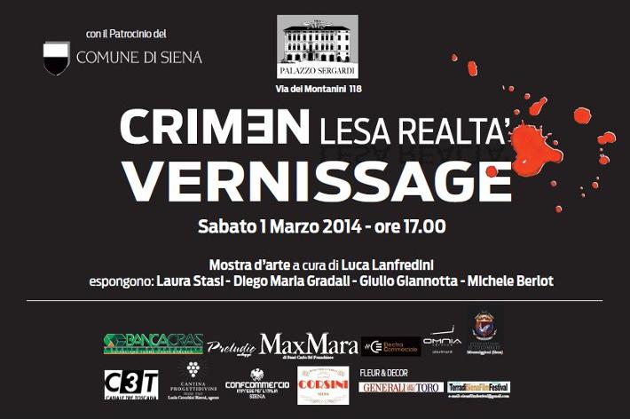 Crimen: lesa realtà. Inaugurazione a Palazzo Sergardi