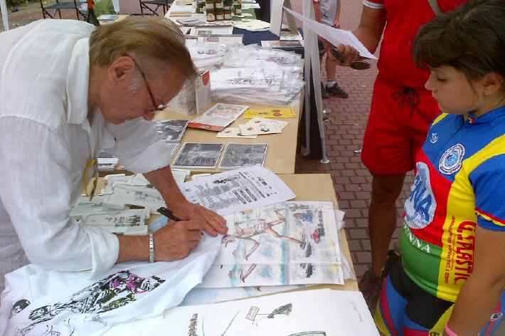 A Montecatini un ricordo di "Ginettaccio". Su due ruote