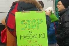 pianella manifestazione contro taglio vegetazione riparia